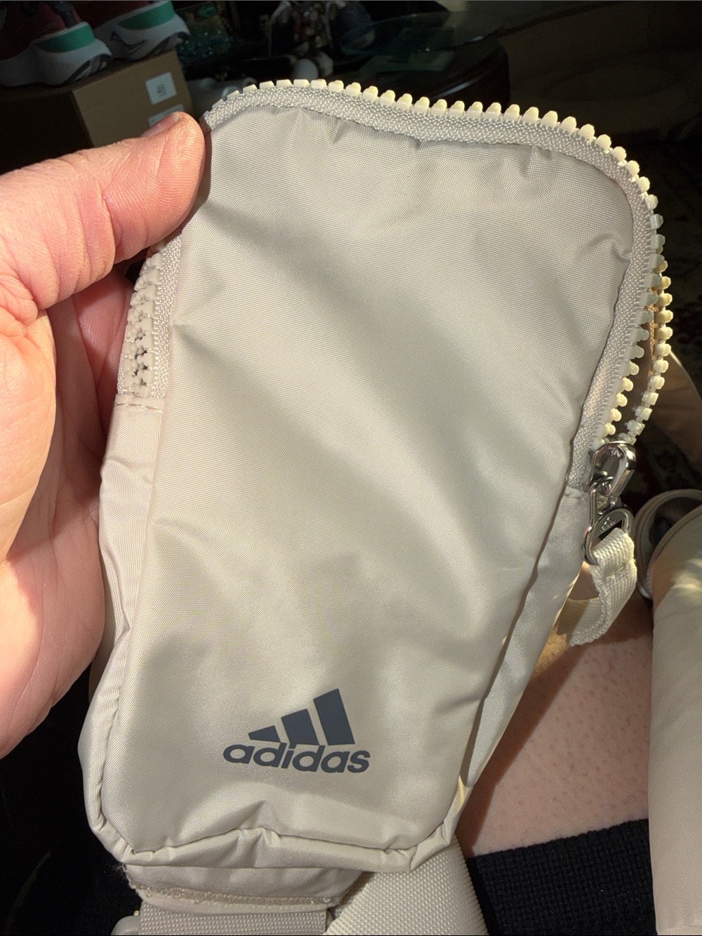 adidas Cream Sling Backpack Crossbody Bag - Picture 8 of 8